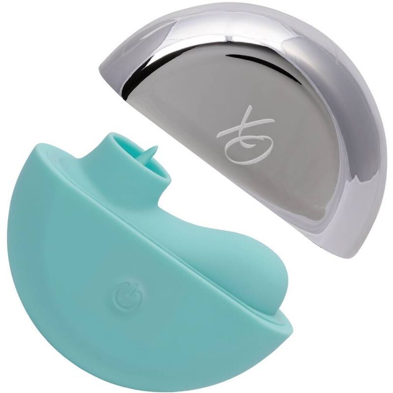 Stimolatore Rave verde acqua di Calexotics Ovation, design elegante e superficie liscia, ideale per il piacere personale.