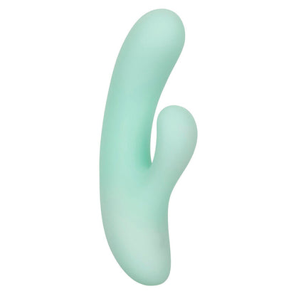 Vibratore e stimolatore Punto G Calexotics Pacifica Fiji con 10 modalità di vibrazione, colore Aqua, design elegante.