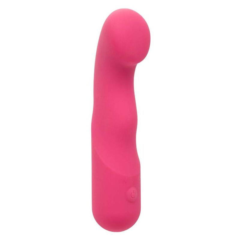 Calexotics Pixies Curvy Rosa, bambola erotica con curve femminili e dettagli realistici, in rosa brillante, vista frontale.