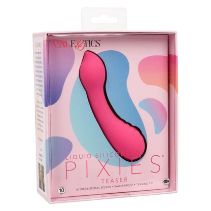 Stimolatore rosa Calexotics Pixies Teaser con design compatto e morbido, ideale per piacere personale.