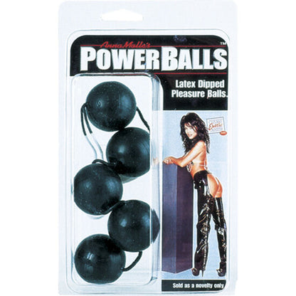 Sfere anali nere CALEXOTICS POWER SFERE, morbide e lisce, ideale per il piacere e il benessere anale.