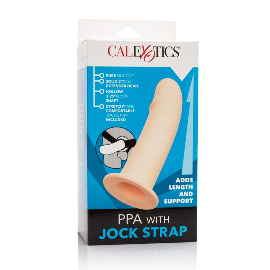 Slip jock strap CALEXOTICS PPA con carne, design resistente e confortevole, ideale per l'uso quotidiano e l'intimo maschile.