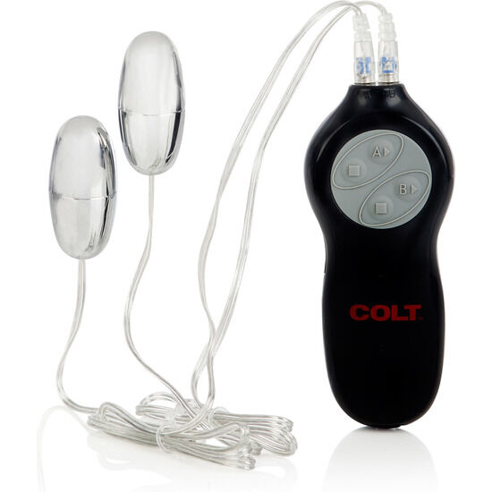 Proiettili CALEXOTICS Colt con 7 funzioni e tecnologia Twin Turbo, in design elegante e compatto per massaggi intimi.