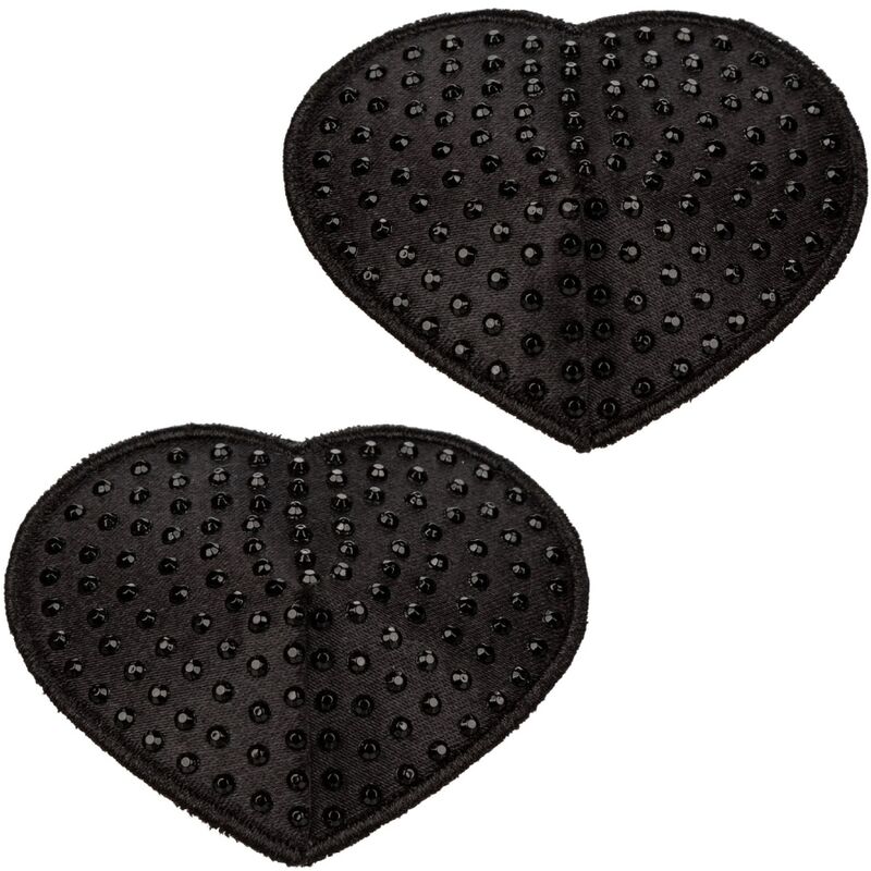 Proteggi capezzoli CALEXOTICS Radiance con gioiello a forma di cuore, delicato e brillante accessorio di lingerie.