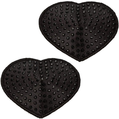 Proteggi capezzoli CALEXOTICS Radiance con gioiello a forma di cuore, delicato e brillante accessorio di lingerie.