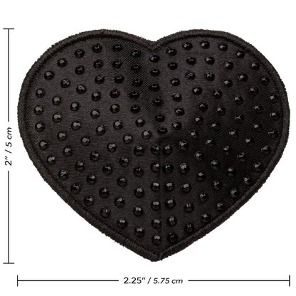 Proteggi capezzoli CALEXOTICS Radiance con gioiello a forma di cuore, accessorio elegante e decorativo per donne.