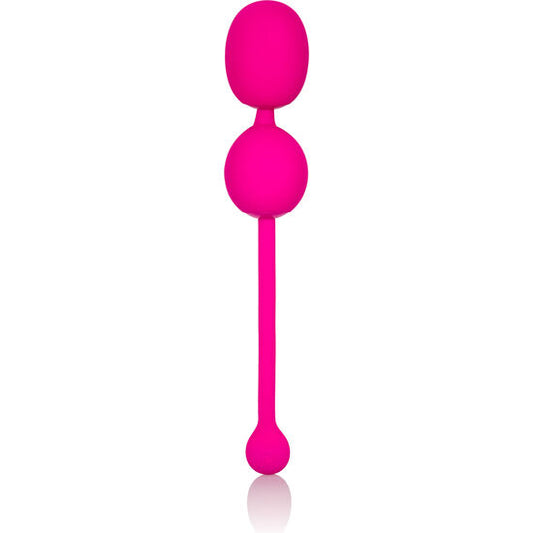 Dispositivo Kegel ricaricabile CALEXOTICS Dual Kegel rosa con design elegante e funzionalità avanzate per il benessere femminile.