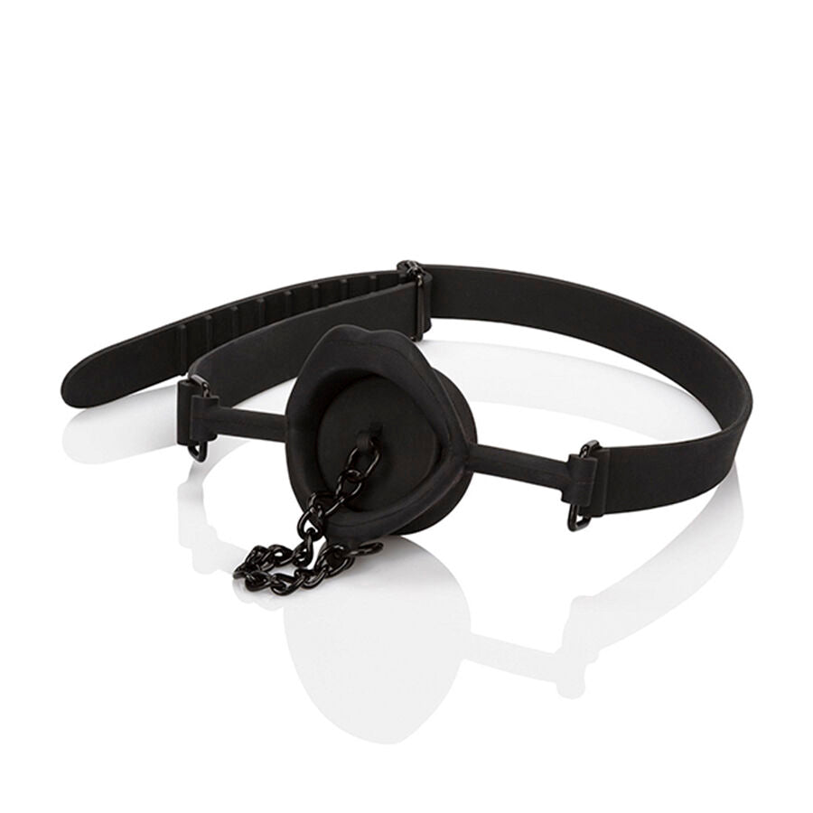 Baffo con tappo in silicone nero di CALEXOTICS Scandal, prodotto per il piacere, con design ergonomico e superficie liscia