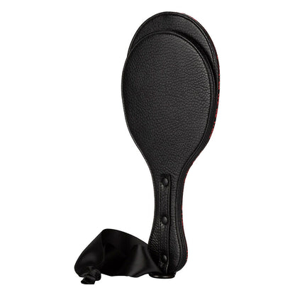 Doppia pala rotonda CALEXOTICS SCANDAL, oggetto di piacere con design ergonomico e superficie liscia, in primo piano.