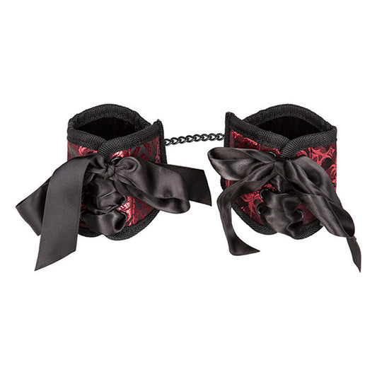 Manette corset Calexotics Scandal in tessuto nero, con dettagli eleganti e chiusure regolabili, visibile nell'immagine.