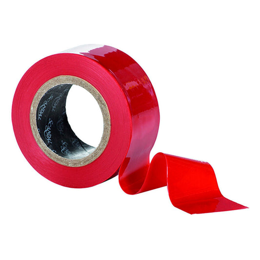 Nastro bondage rosso CALEXOTICS Scandal, morbido e resistente, ideale per giochi di bondage e costrizioni.