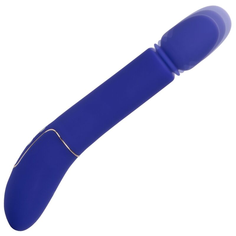 Calexotics ShameLess Slim Thumper blu, vibratore piccolo e compatto con design elegante e superficie liscia, ideale per stimolazione clitoridea.