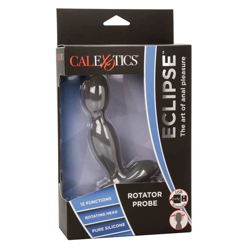 Sonda rotante CALEXOTICS con design ergonomico, superficie liscia e funzionalità di stimolazione per piacere personale.