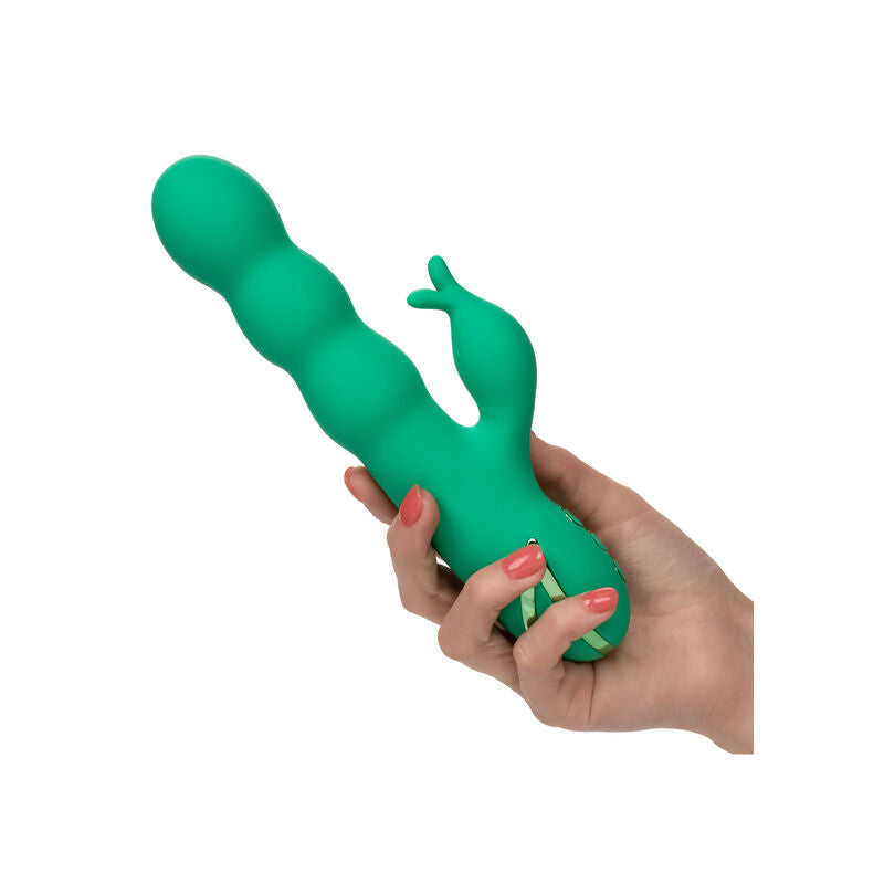 Calexotics Sonoma Soddisfatto Verde, giocattolo sessuale in verde con design ergonomico, per piacere e stimolazione.