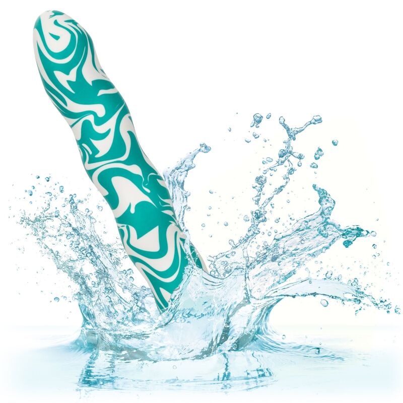Penis in silicone CALEXOTICS Squiggle Dick Personale, dettagli realistici e texture visibile in immagine.