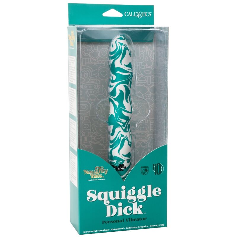 Calexotics Squiggle Dick Personale, giocattolo sessuale realistico con forma ondulata, per piacere e stimolazione personale.