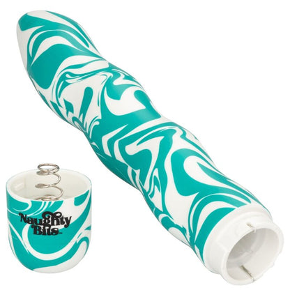 Calexotics Squiggle Dick Personale, giocattolo sessuale realistico in silicone con forma curvata e dettagli realistici.