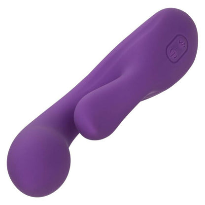 Calexotics Stella Dual Pleaser Viola, vibratore doppio con design ergonomico e finitura viola, per stimolazione duale.