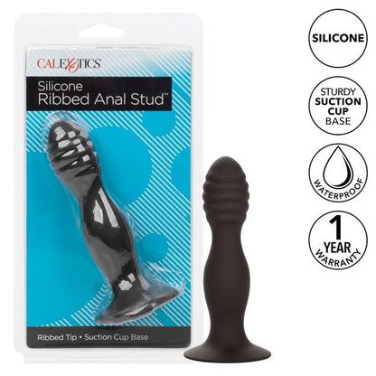 Stimolatore anale a costine CALEXOTICS Studio Anale a Costine, design elegante e dettagli textured per piacere e comfort