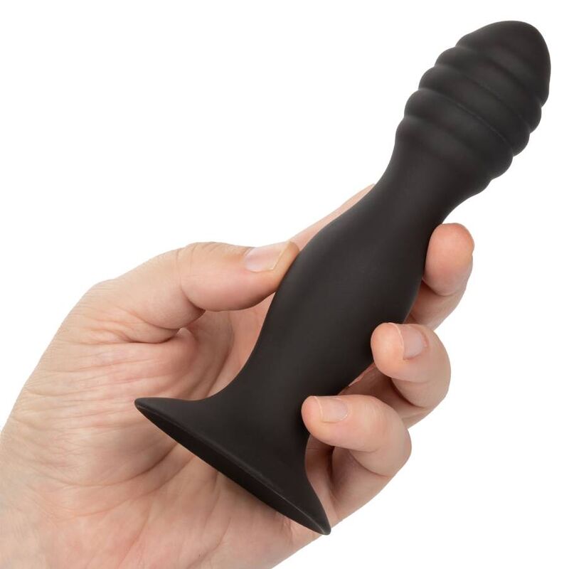 Calexotics Studio Anale a Costine, giocattolo erotico in silicone con coste per stimolazione intensa, di alta qualità.