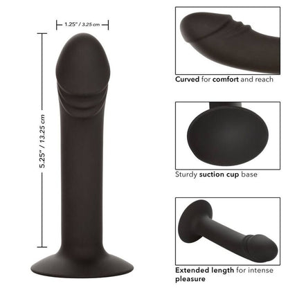 Stimolatore anale curvo CALEXOTICS Studio Anale, design ergonomico e morbido per piacere e comfort.
