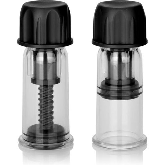 Tappetino a ventosa CALEXOTICS con ventosa a spirale nero, superficie antiscivolo e design innovativo per stabilità e sicurezza