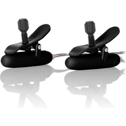 Calexotics Teager riscaldati vibratori neri, con superficie liscia e design ergonomico, visibile in questa immagine.