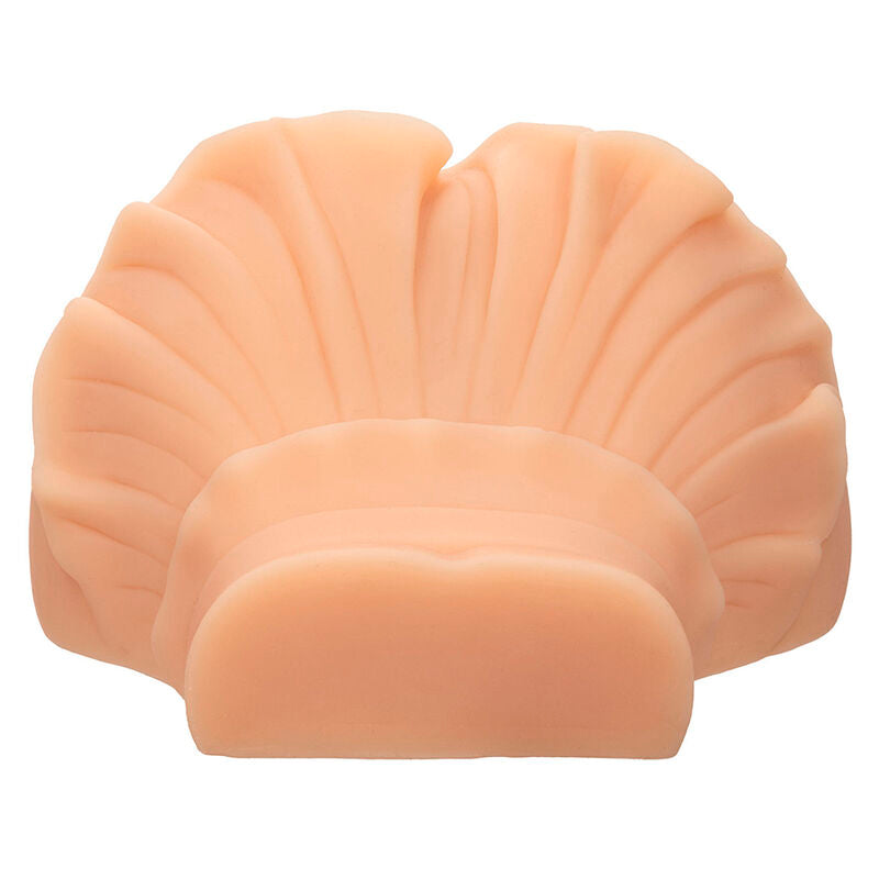 Masturbatore doppio realistico CALEXOTICS The Peep Show Girl in materiale Flesh, dettagli realistici e design anatomico.
