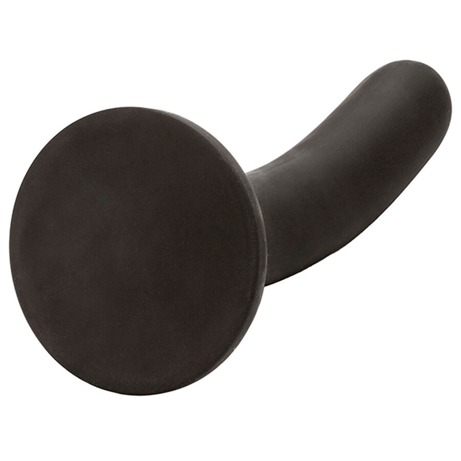 Set di slip senza cavallo CALEXOTICS SCANDAL con dildo, taglia S/M, in tessuto nero con dettagli eleganti.