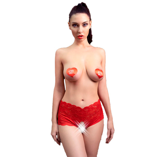 Slip senza cavallo rosso CHILIROSE CR 4641, slip in taglia L/XL, elegante e comodo, con dettagli satinati.