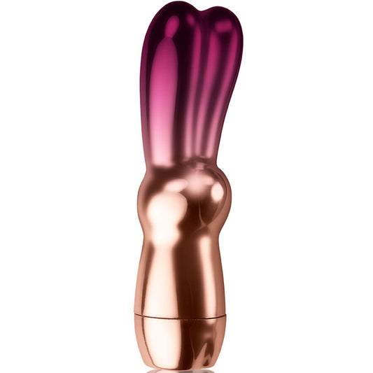 Vibratore a proiettile Climaximum Bella Bunny, in silicone rosa, con design compatto e stimolante per il piacere personale.