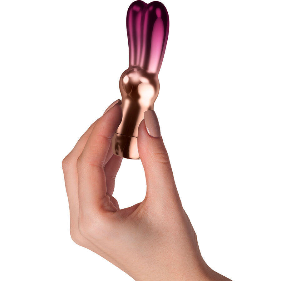 Vibratore a proiettile Bella Bunny di Climaximum, dispositivo piccolo e potente con design elegante e funzioni stimolanti.