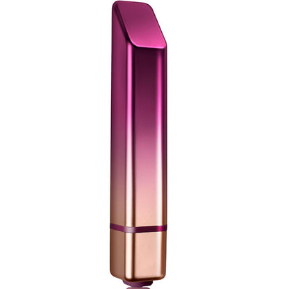 Vibratore a proiettile CLIMAXIMUM con rossetto tremante, dispositivo di stimolazione intima, design elegante e compatto.