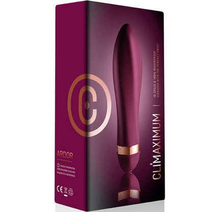 Vibratore Ardor Twisted di Climaximum, dispositivo di piacere in silicone con design avvolgente e stimolante.
