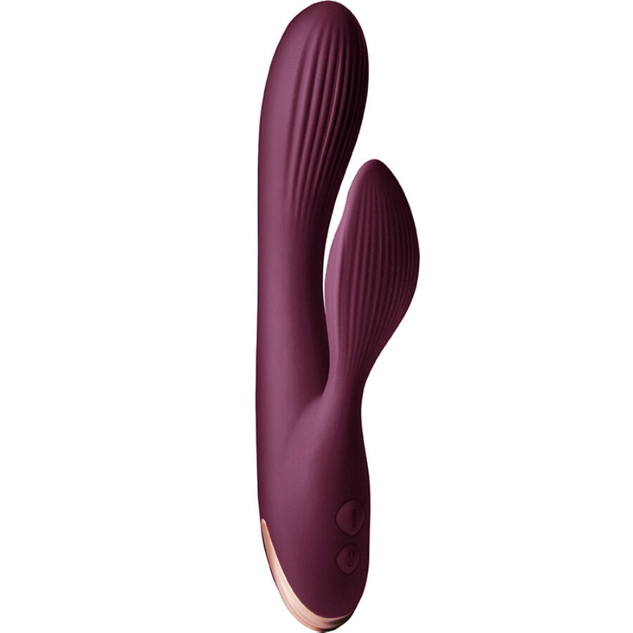 Vibratore coniglio Lyanna di Climaximum, elegante dispositivo rosa con design realistico e stimolante per il piacere.