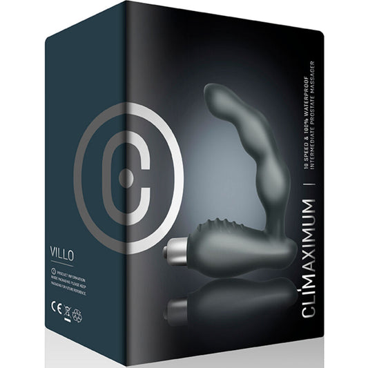 Vibratore prostatico a gradini Climaximum, design ergonomico e dettagliato, ideale per stimolazione prostatica.