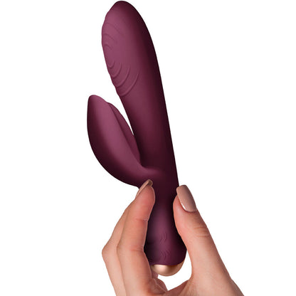Vibratore rabbit CLIMAXIMUM Spirit con luci LED, design ergonomico e stimolazione duale, in colori vivaci e materiali morbidi