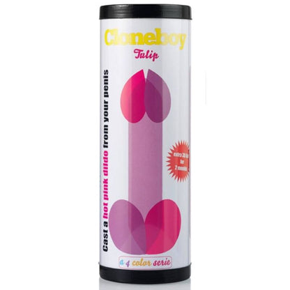 Dildo Tulipano Rosa Intenso di CLONEBOY, oggetto di piacere in silicone con forma a tulipano e colore rosa intenso.