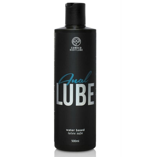 Lubrificante anale COBECO CBL in bottiglia da 500ml, gel trasparente e idratante per uso intimo e comfort.