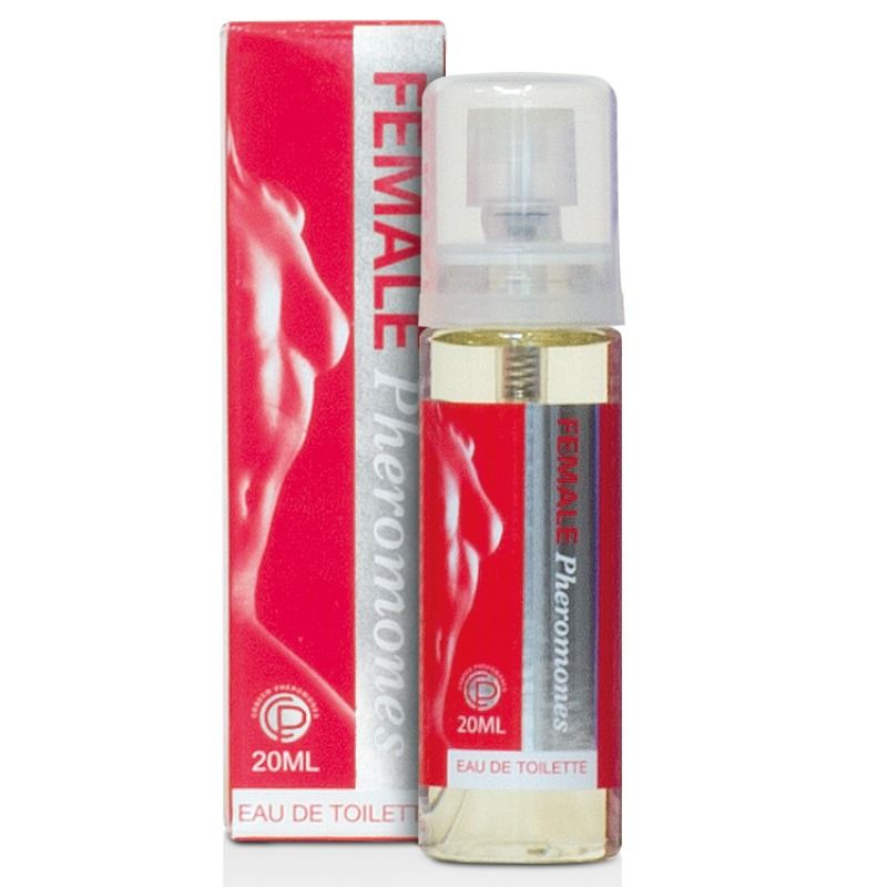 Profumo ai feromoni COBECO da donna, 20 ml, flacone con etichetta e spray, elegante confezione bianca e rosa