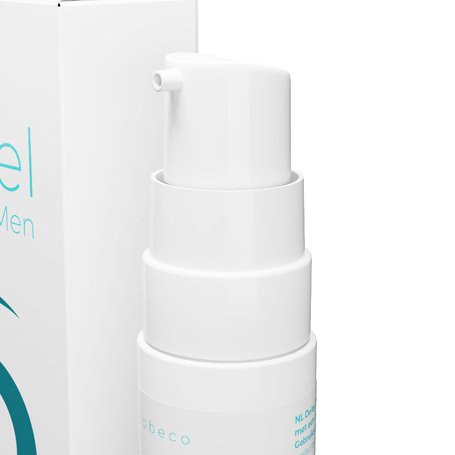 Gel ritardo per uomo COBECO VIAGEL, 30 ml, flacone con etichetta, prodotto per il benessere intimo maschile.