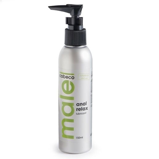 Gel lubrificante analo maschile COBECO RELAX, 150 ml, con formula rilassante e idratante per un comfort ottimale.
