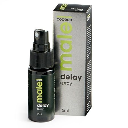 Spray ritardante maschile COBECO da 15 ml, confezione con spray per prolungare l'erezione, prodotto di cura maschile.