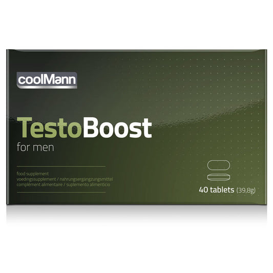 Compresse COBECO PHARMA COOLMANN TESTOBOOST, integratore naturale per il supporto della salute maschile, confezione da 40 compresse.