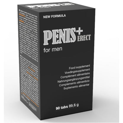 Capsule di COBECO PENE + ERETTO di COBECO PHARMA, confezione da 90 capsule, evidenziando il blister e il packaging.