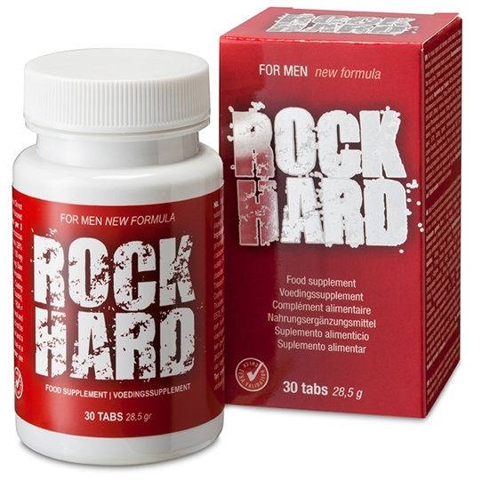 Compresse COBECO ROCK HARD 30 di COBECO PHARMA, integratore per il benessere sessuale maschile, scatola con 30 compresse.