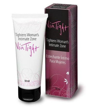 Gel intimo COBECO VIATIGHT per donne, prodotto stringente e idratante, in confezione con tubo di gel.