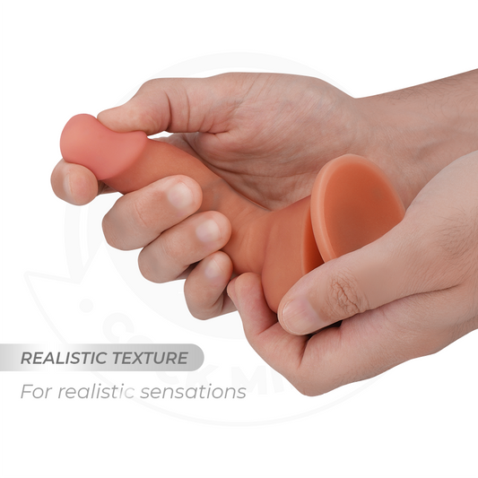 Dildo articulabile iperrealistico COCK MILLER, lunghezza 14,8 cm, con dettagli realistici e superficie morbida.