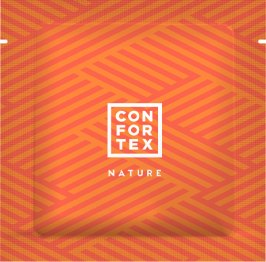 Preservativi Confortex Nature Box, confezione da 144 unità, con preservativi in lattice naturale, confezionati singolarmente.