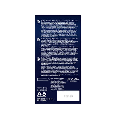 Confezione di 24 preservativi CONTROL FINISSIMO di CONTROL CONDOMS, confezione di preservativi sottili e resistenti.